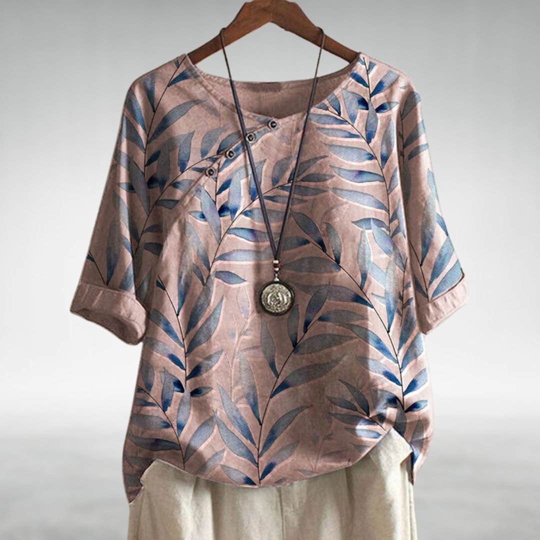 Helene | Casual Relaxed Floral Women's Shirt