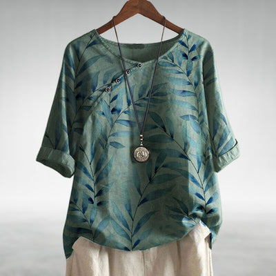 Helene | Casual Relaxed Floral Women's Shirt