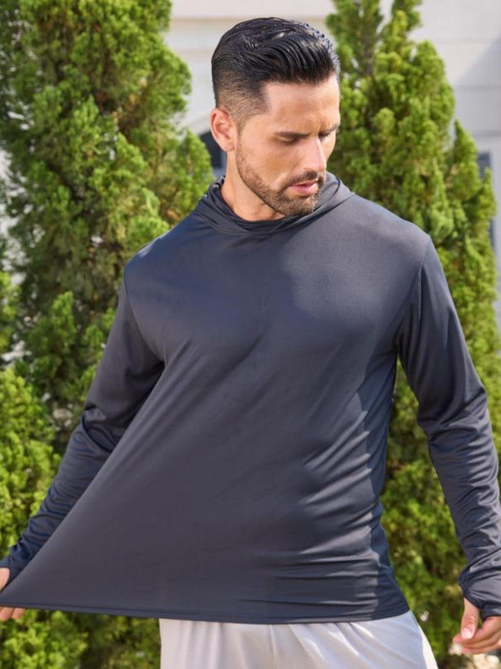 Heric | Men's Covered Neck Sport Hoodie