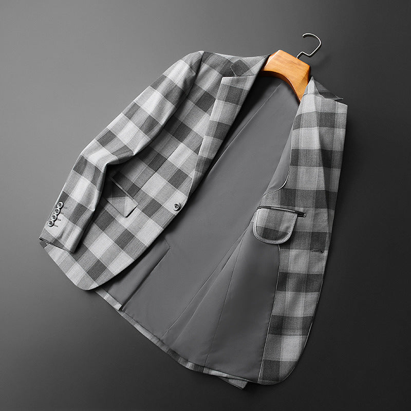Hollis | Men's Checked Tailored Blazer