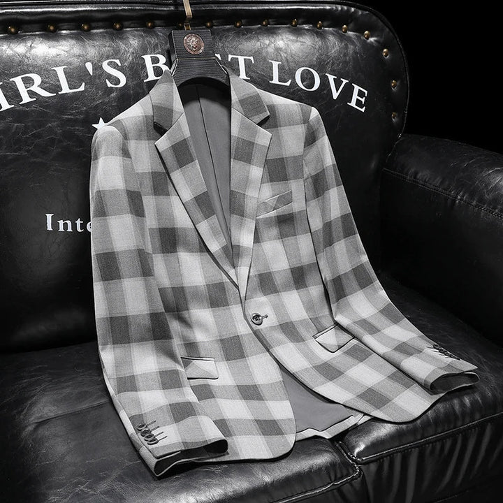 Hollis | Men's Checked Tailored Blazer