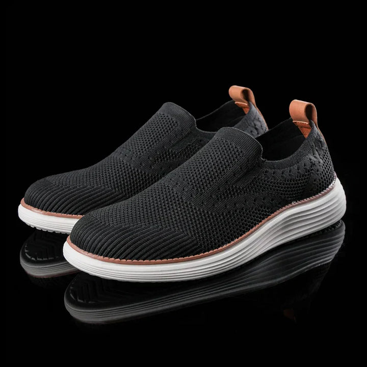 Hopper | Men's Slip-On Breathable Knit Sneakers