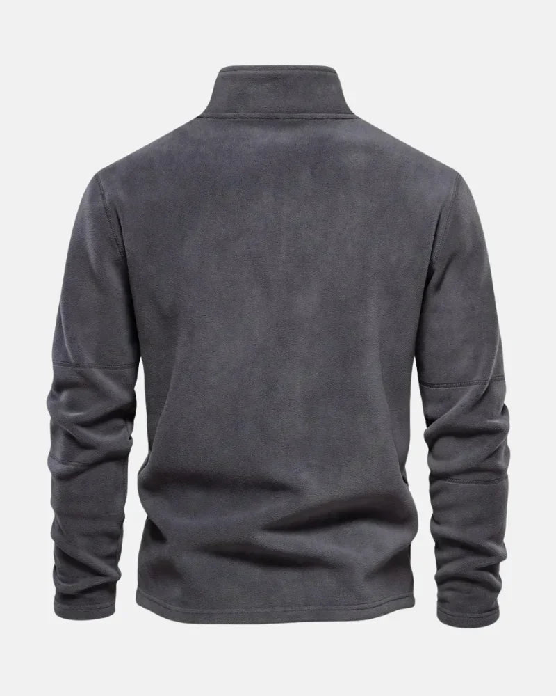 Hugues | Men's Brushed Half Zip Sweatshirt