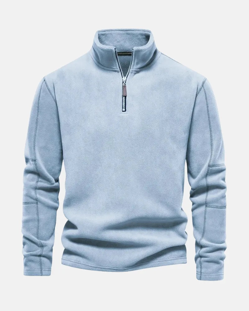 Hugues | Men's Brushed Half Zip Sweatshirt