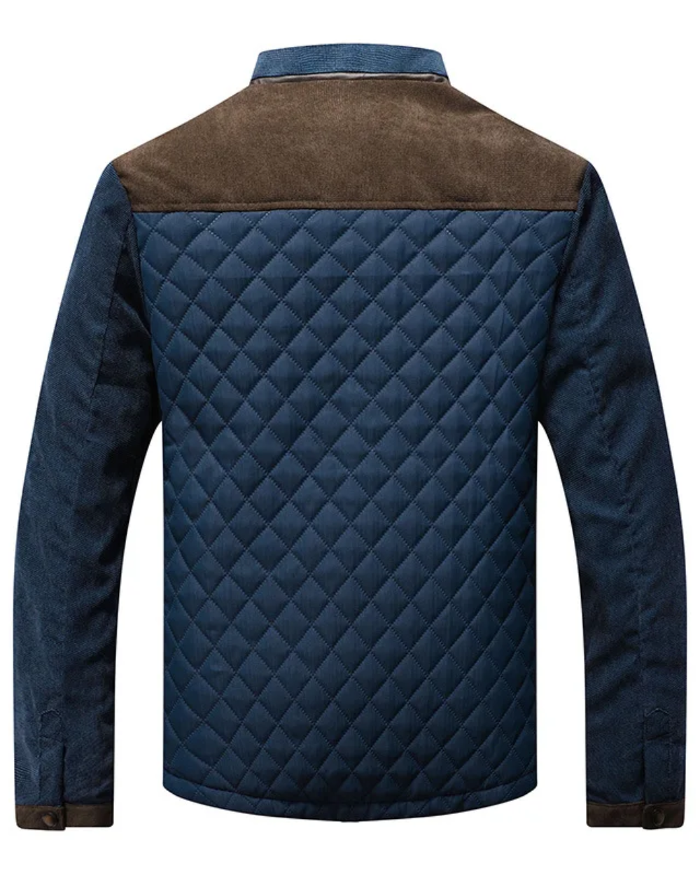 Ilan | Men's Contrast Shoulder Quilted Jacket