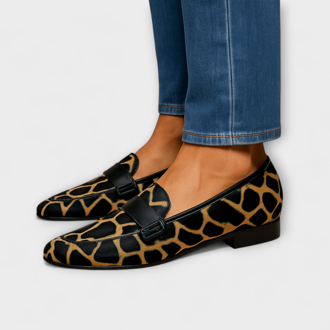 Wale | Leopard Print Loafers