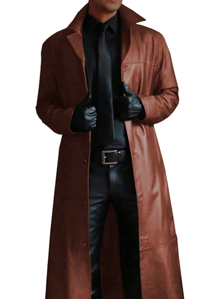 Irenee | Men's Long Notch Lapel Coat