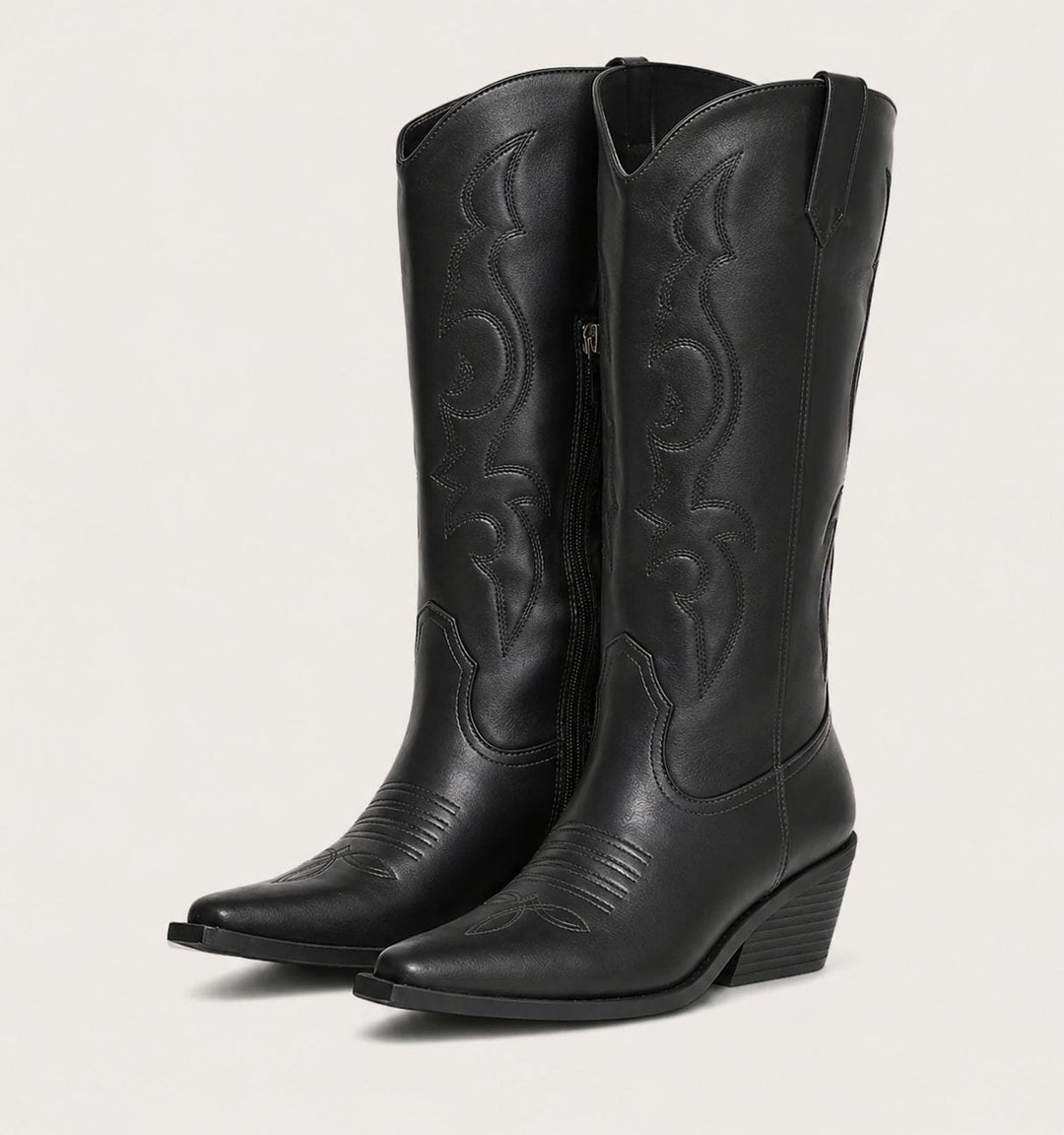 Eudoxie | Women's Tall Western Boots with Stitched Shaft
