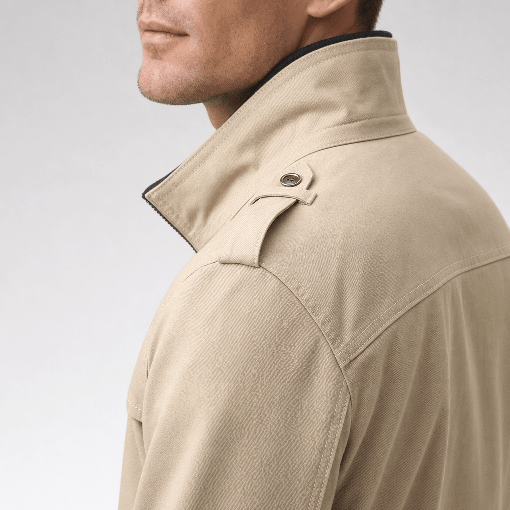 Ivan | Men's Utility Bomber with Stand Collar