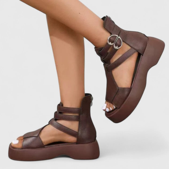 Ivana | Men's Multi-Strap Elevated Platform Sandals
