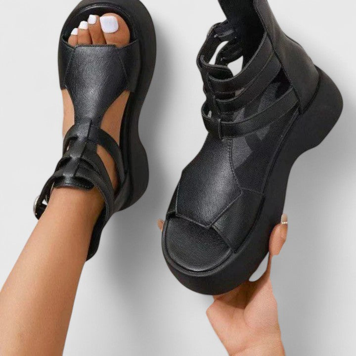 Ivana | Men's Multi-Strap Elevated Platform Sandals