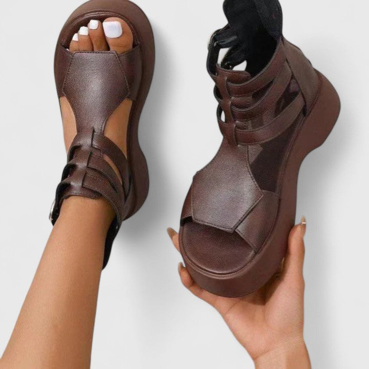 Ivana | Men's Multi-Strap Elevated Platform Sandals