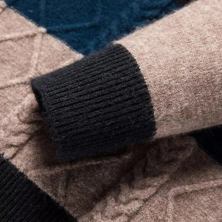 Jofroi | Men's Wide Block Stripe Sweater