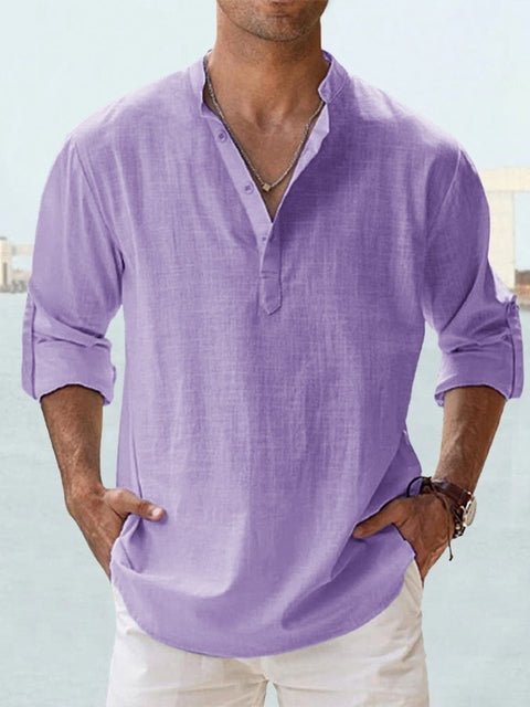 Jonas | Men's Casual Breathable Faux Linen Summer Shirt