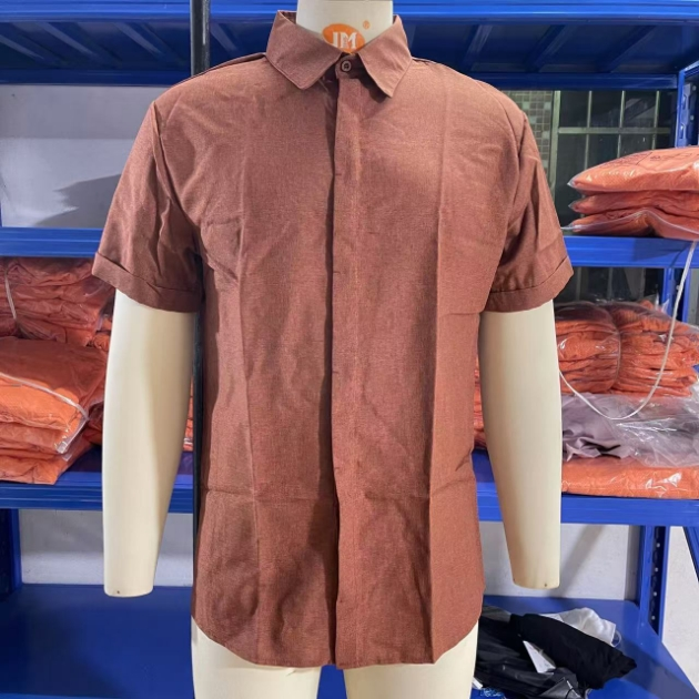 Jordan | Men's Lightweight Linen Short Sleeve Button Down Shirt