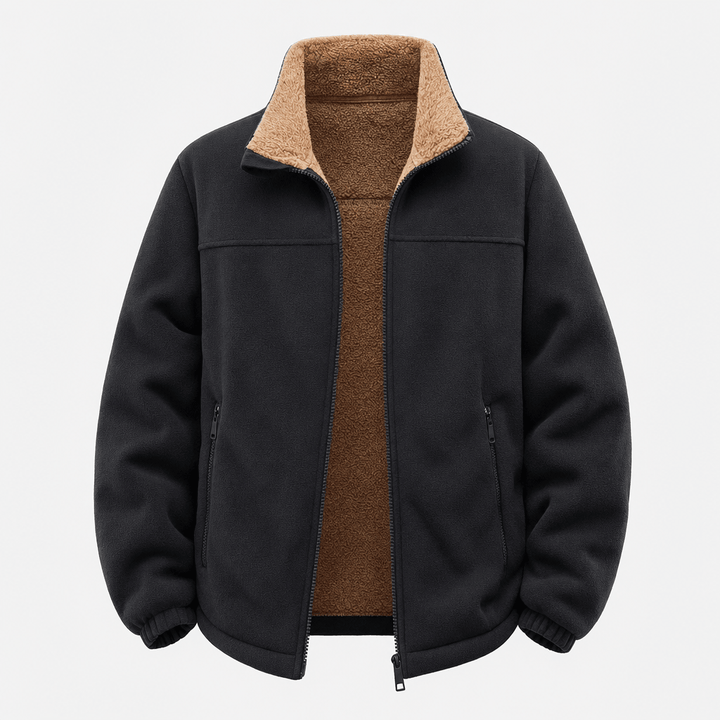 Julius | Men's Borg-Lined Half-Zip Jacket