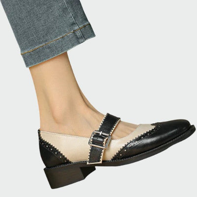 Olivia | Leather Mary Janes