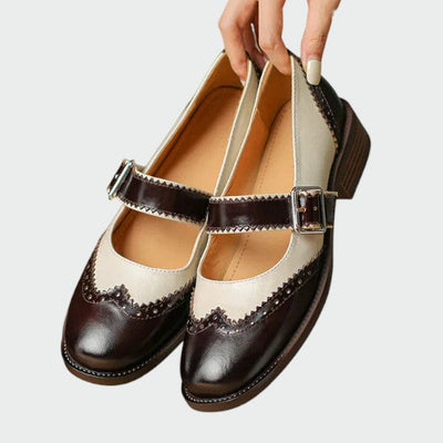 Olivia | Leather Mary Janes