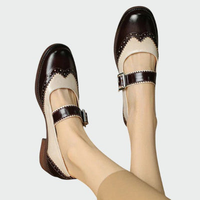 Olivia | Leather Mary Janes