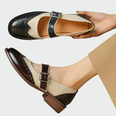 Olivia | Leather Mary Janes