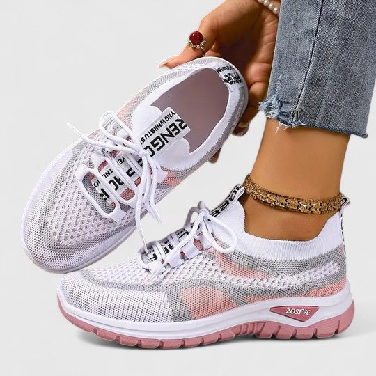 Koralyn | Women's Breathable Lace-Up Cushioned Sneakers