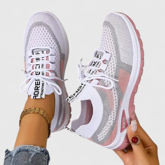 Koralyn | Women's Breathable Lace-Up Cushioned Sneakers