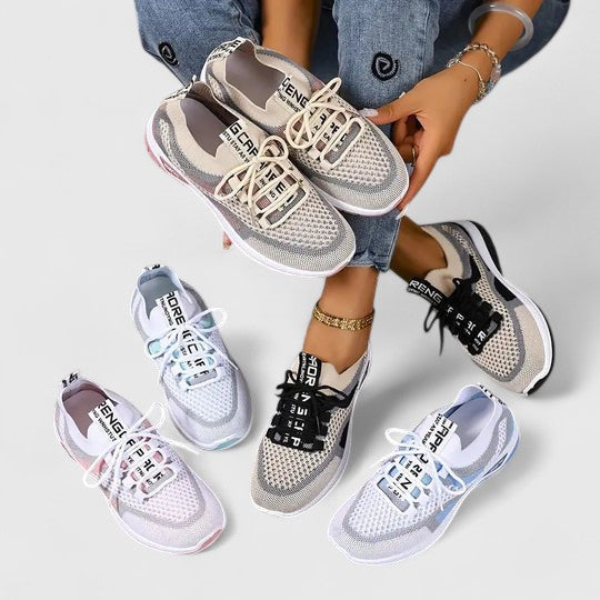 Koralyn | Women's Breathable Lace-Up Cushioned Sneakers