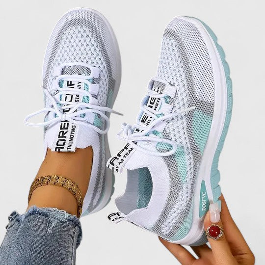 Koralyn | Women's Breathable Lace-Up Cushioned Sneakers