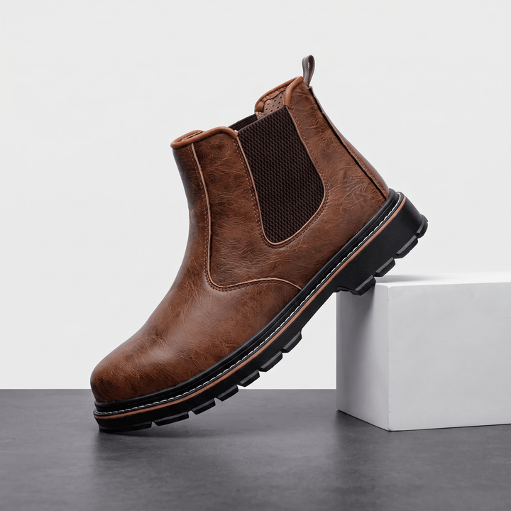 Landric | Men's Lugged Chelsea Work Boots