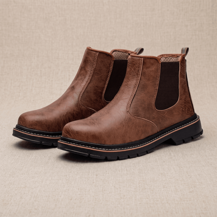 Landric | Men's Lugged Chelsea Work Boots