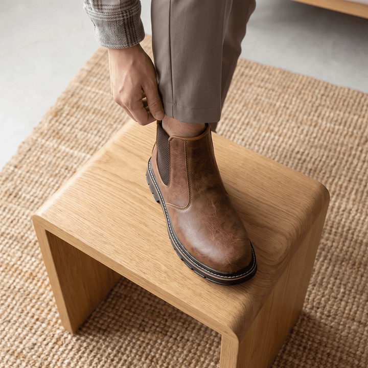 Landric | Men's Lugged Chelsea Work Boots