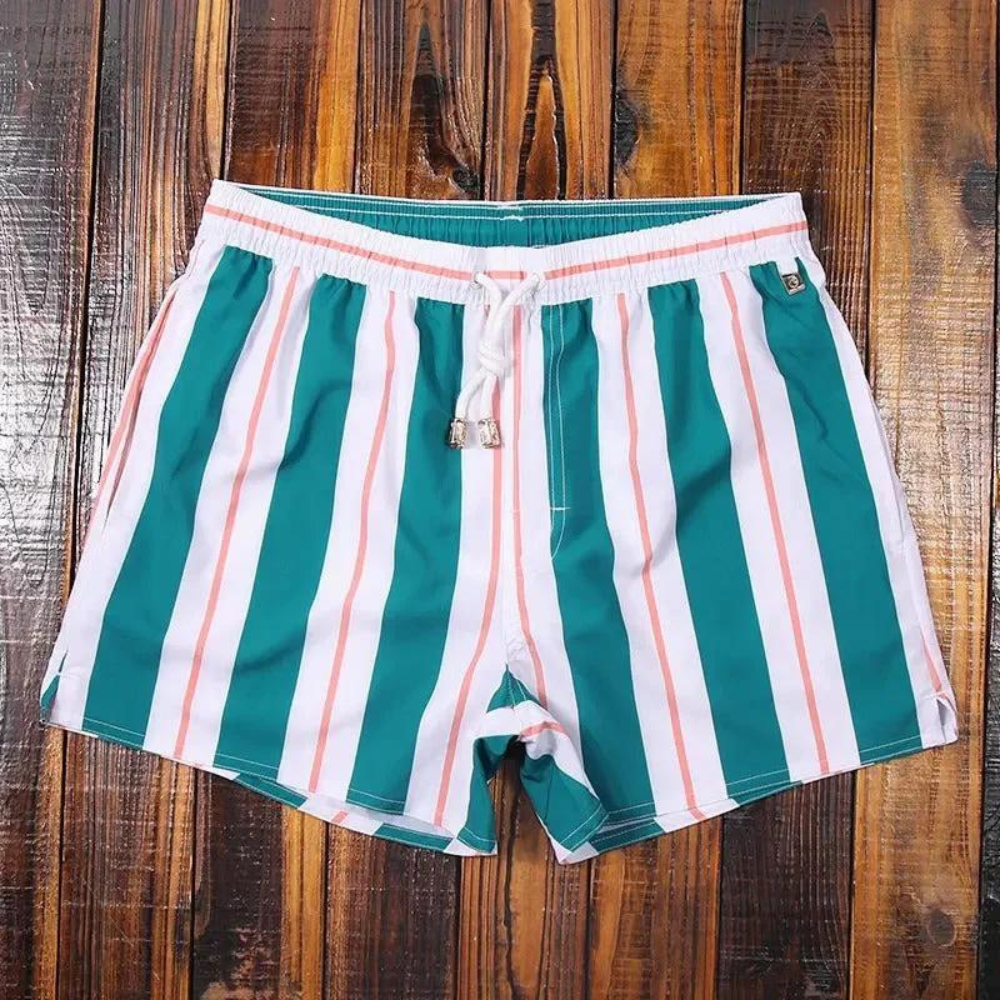 Lary | Women's Lightweight Quick-Dry Striped Swim Shorts