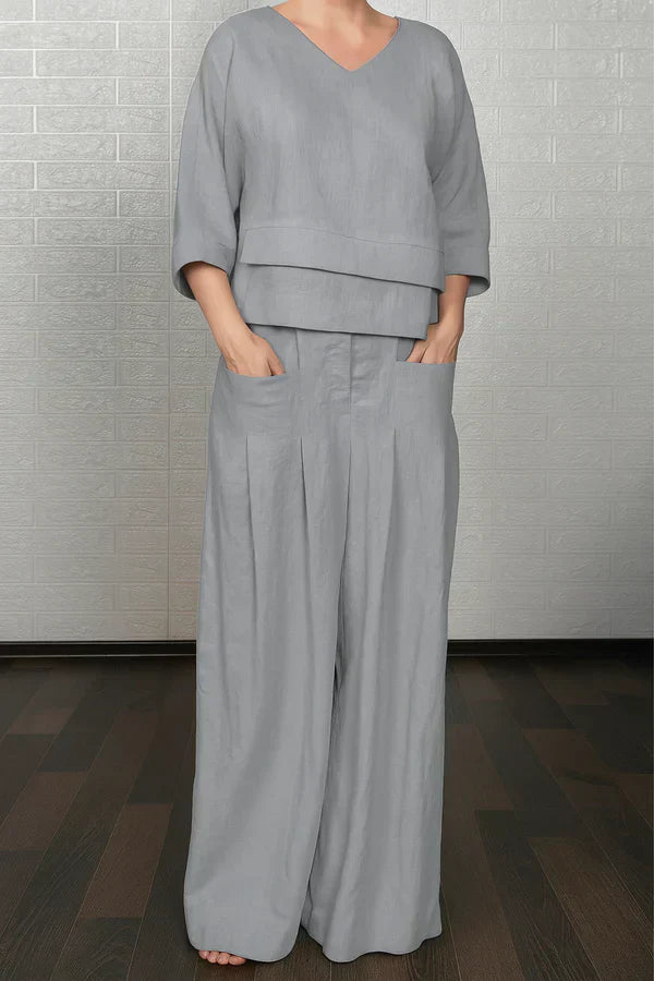 Lennie | Women's Flowing Relaxed-Fit Two-Piece Set