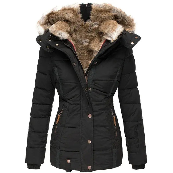 Emilie | Women's Hooded Padded Jacket with Drawstring Waist
