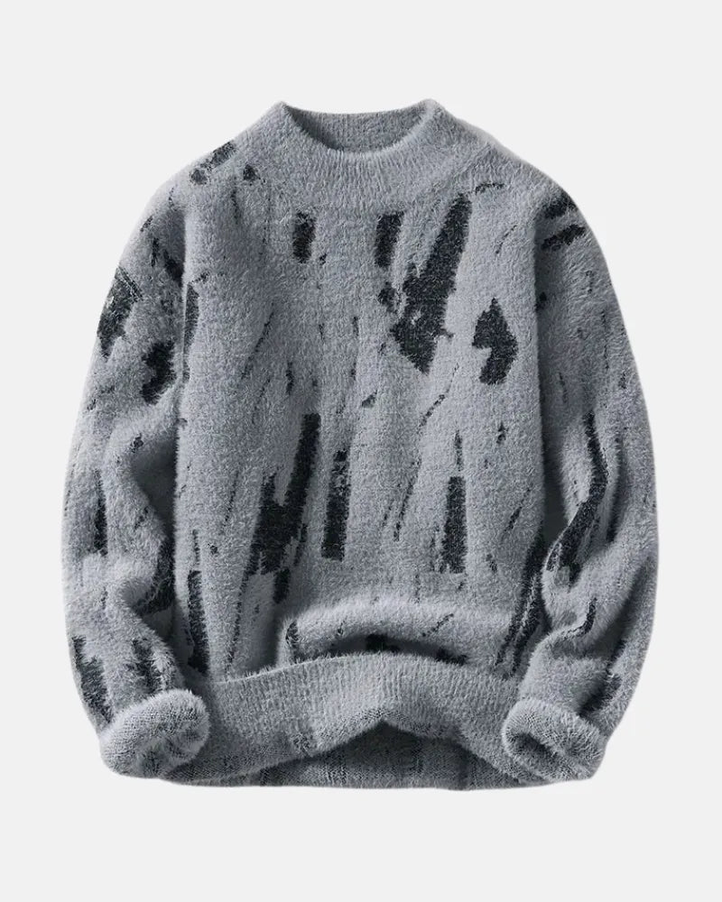 Leopold | Men's Abstract Pattern Chunky Sweater