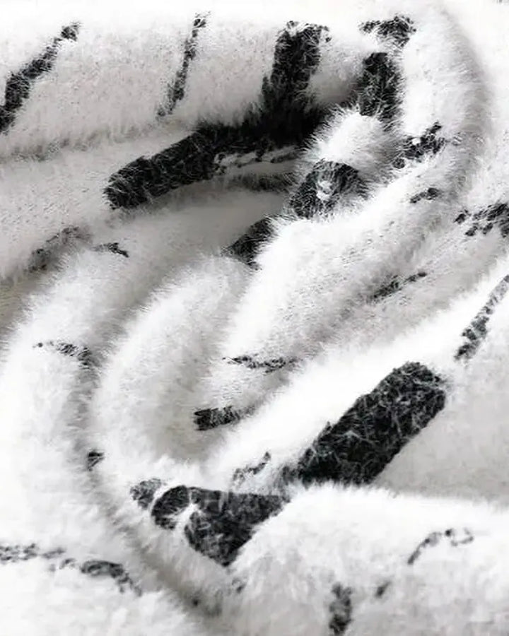 Leopold | Men's Abstract Pattern Chunky Sweater