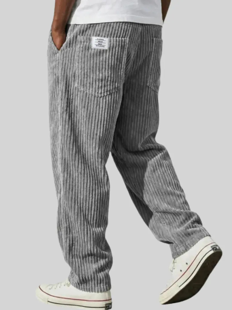 Leufroy | Men's Wide Wale Ribbed Trousers