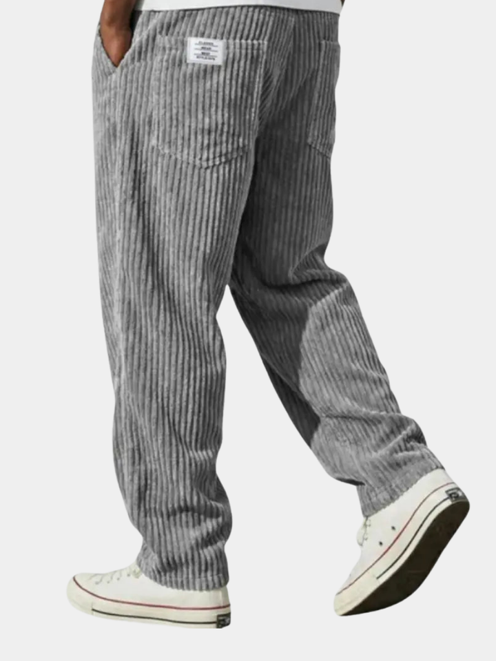 Leufroy | Men's Wide Wale Ribbed Trousers