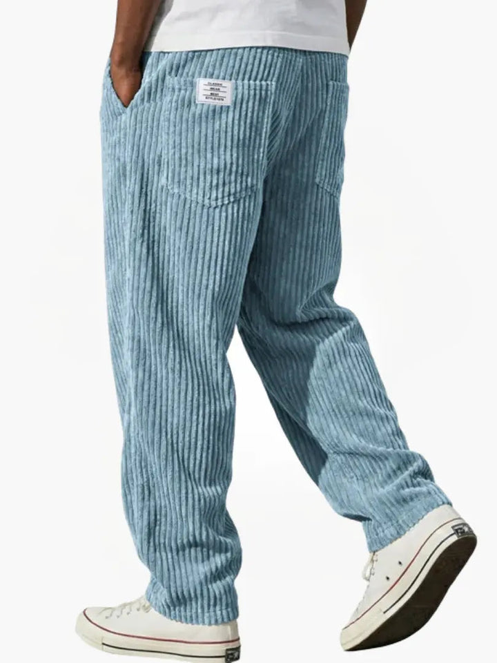 Leufroy | Men's Wide Wale Ribbed Trousers