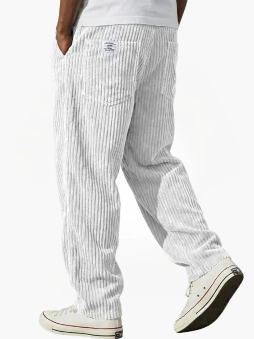 Leufroy | Men's Wide Wale Ribbed Trousers