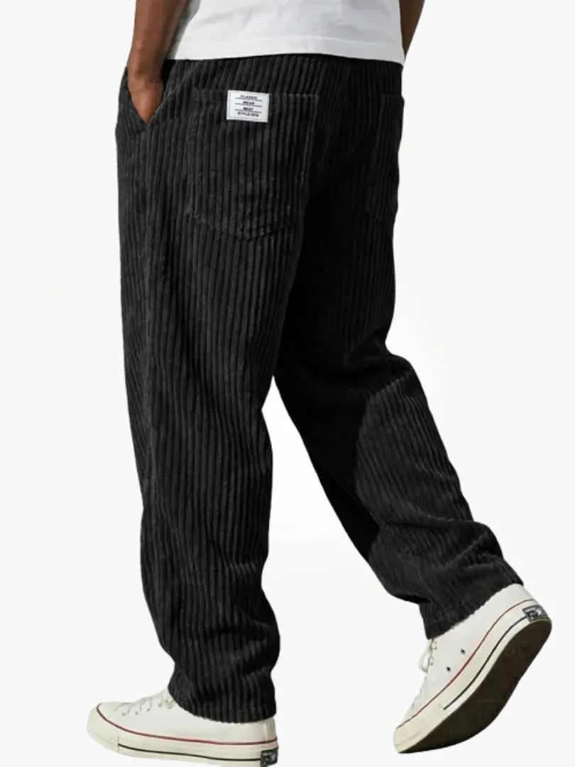 Leufroy | Men's Wide Wale Ribbed Trousers