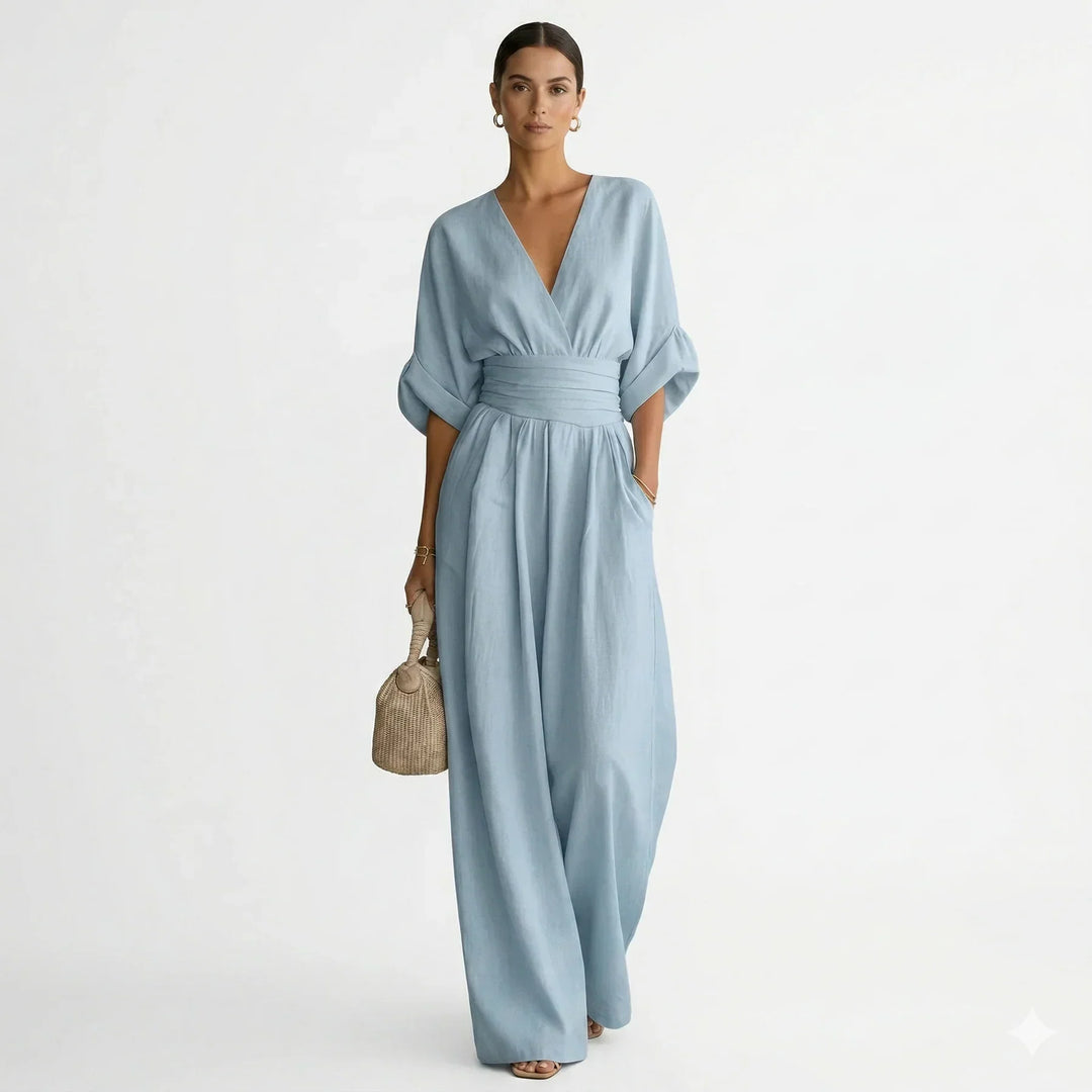 Lillian | Women's Elegant Clean-Line Sophisticated Jumpsuit