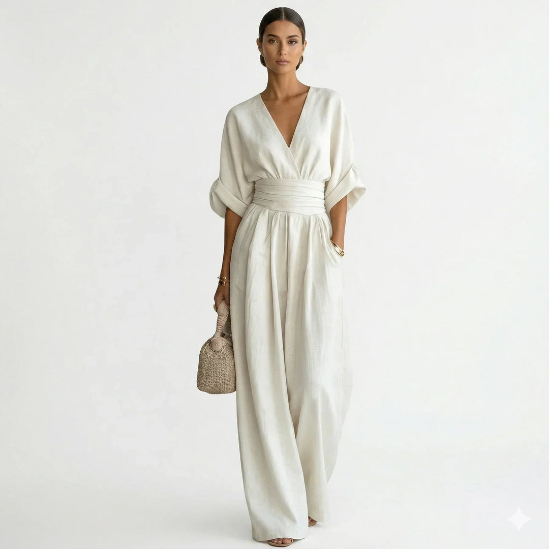 Lillian | Women's Elegant Clean-Line Sophisticated Jumpsuit