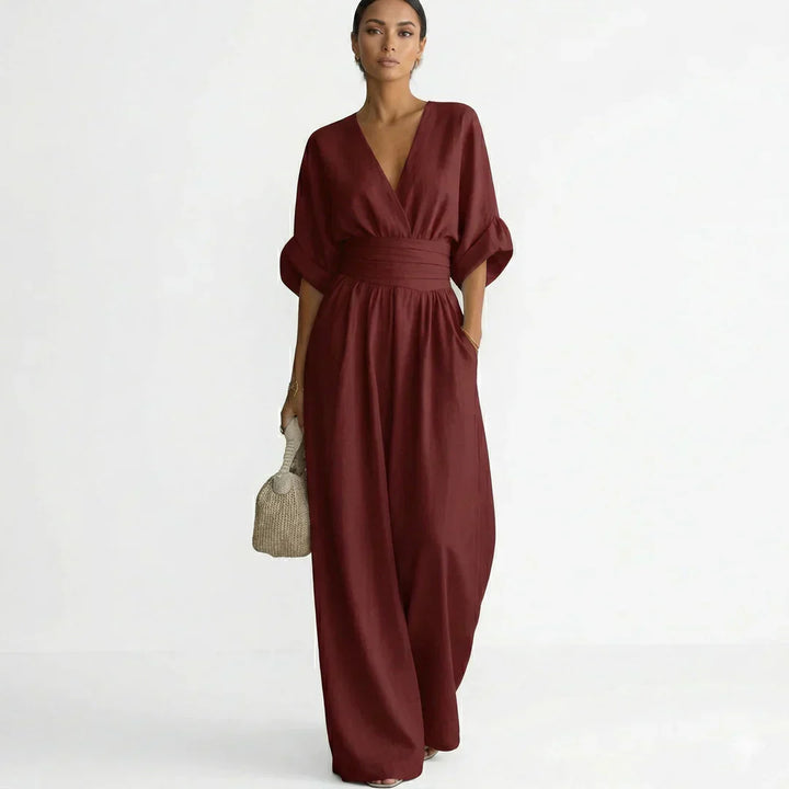 Lillian | Women's Elegant Clean-Line Sophisticated Jumpsuit