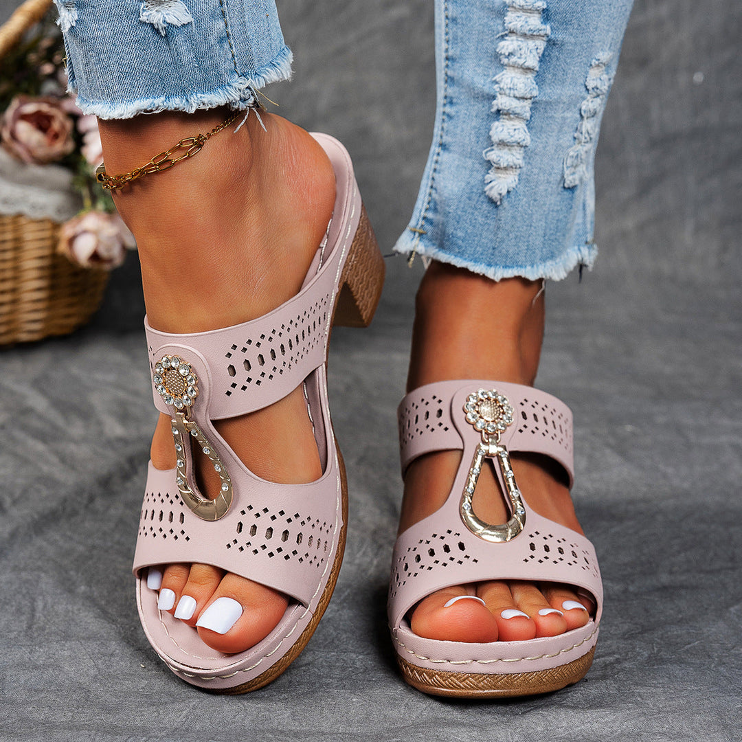 Linda | Women's Stabilized High-Heel Anatomical Comfort Sandals