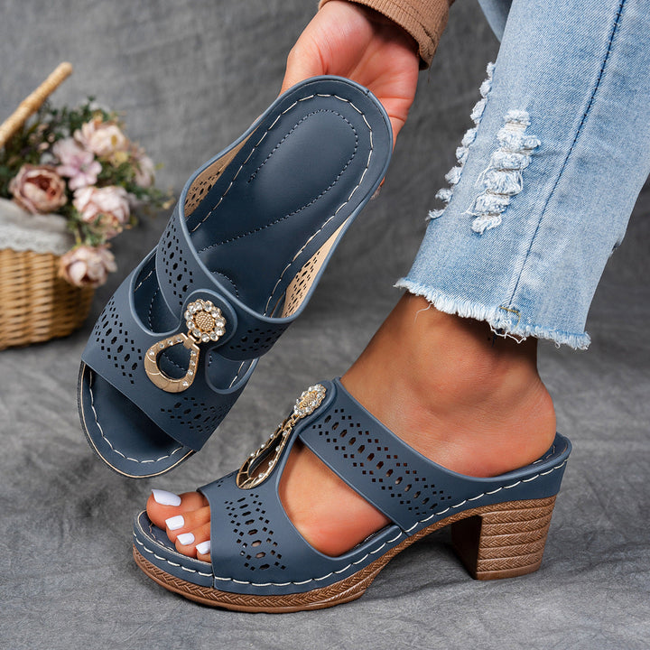 Linda | Women's Stabilized High-Heel Anatomical Comfort Sandals
