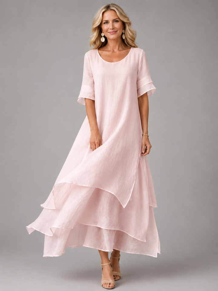 Liora | Women's Flowing Tiered Maxi Dress