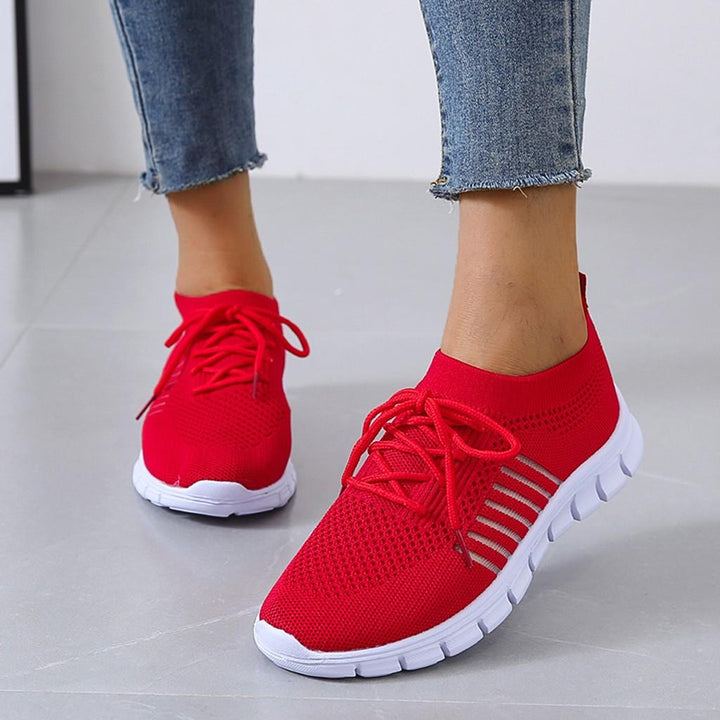Liv | Women's Breathable Knit Cushioned Arch-Support Sneakers