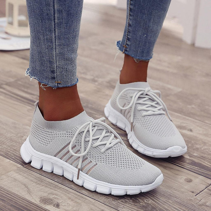 Liv | Women's Breathable Knit Cushioned Arch-Support Sneakers