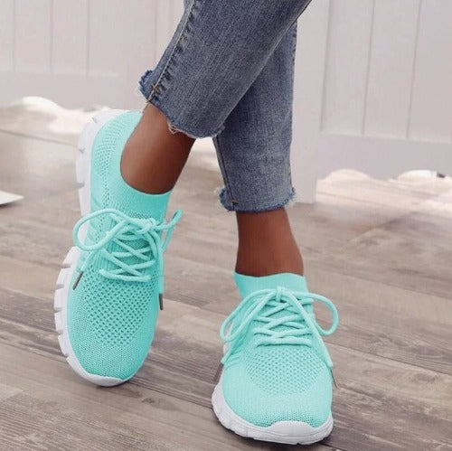 Liv | Women's Breathable Knit Cushioned Arch-Support Sneakers